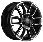 Литой диск Khomen KHW1406 5,5x14 4*100 Et:38 Dia:67,1 Black-FP