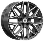 Литой диск K&K Ариус (КС1187) 7x17 5*108 Et:33 Dia:60,1 алмаз чёрный