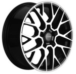 Литой диск Khomen KHW1818 7x18 5*108 Et:47 Dia:60,1 Black-FP