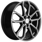 Литой диск Khomen KHW1816 7x18 5*114,3 Et:37 Dia:66,6 Gray-FP