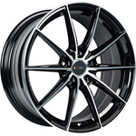 Литой диск INCH FA8533 8x18 5*114,3 Et:40 Dia:67,1 Gloss Black Machined Face