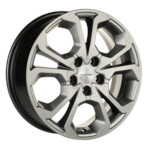 Литой диск Khomen 1711 6,5x17 5*114,3 Et:50 Dia:67,1 G-Silver